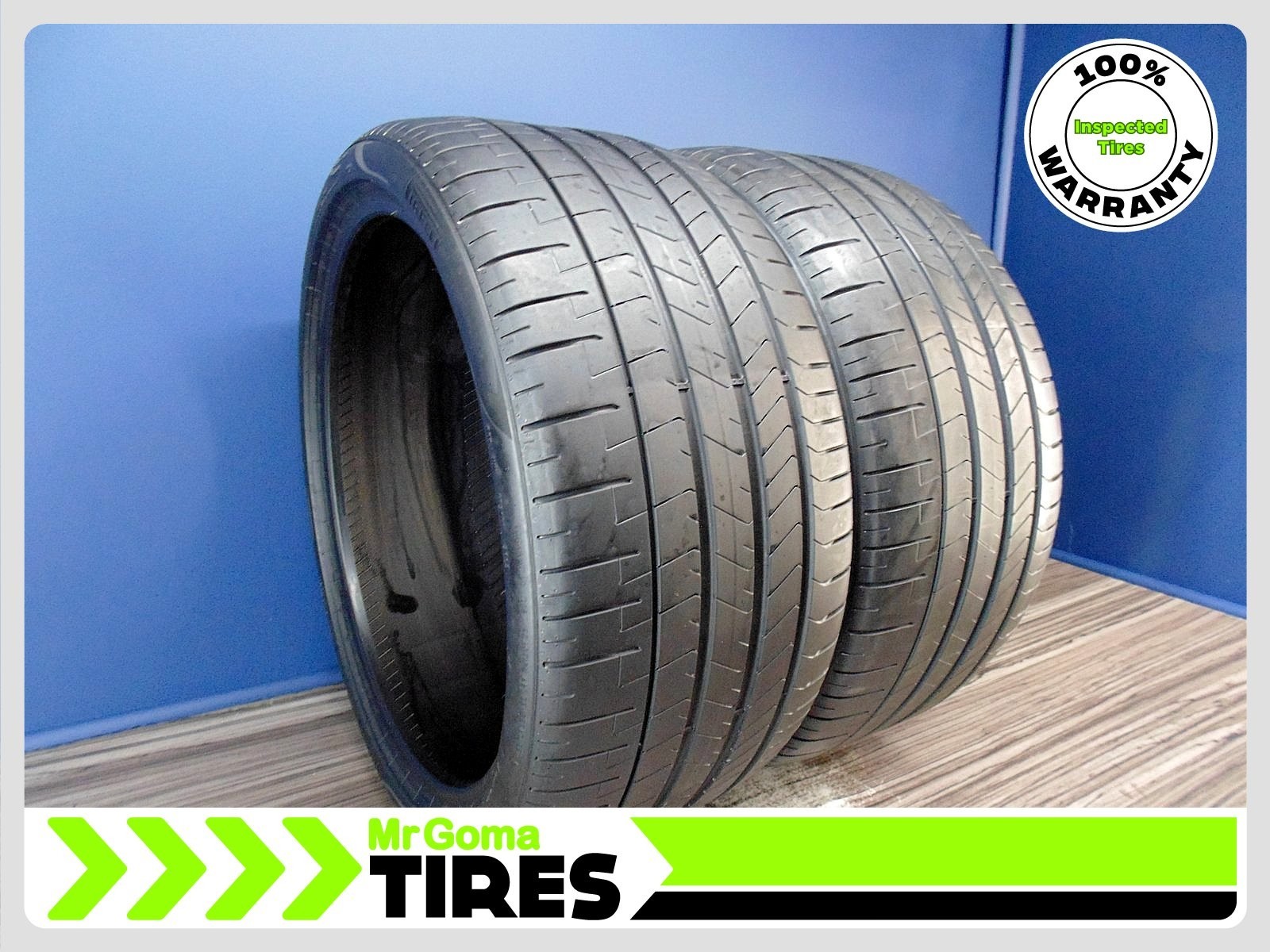 2 PIRELLI P ZERO TM PZ4 II XL 315/30R22 USED TIRES 7.2/32 TREAD 107Y 3153022