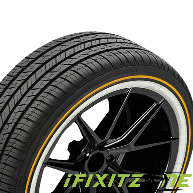 1 Vogue Custom Built SCT2 Gold Stripe+White Sidewall 235/55R20 105H 60K Warranty