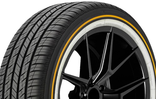 4 Vogue Custom Built SCT2 Gold Stripe+White Sidewall 275/55R20 117H 60K Warranty