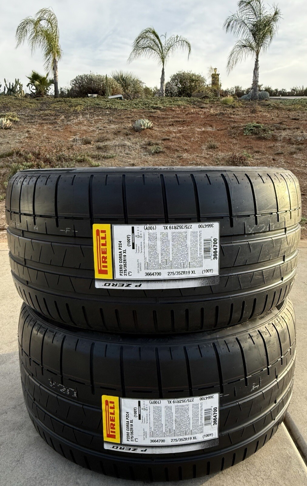 TWO NEW 275/35ZR19 Pirelli P Zero Corsa PZC4 Tires Like Michelin Cup 2 2753519