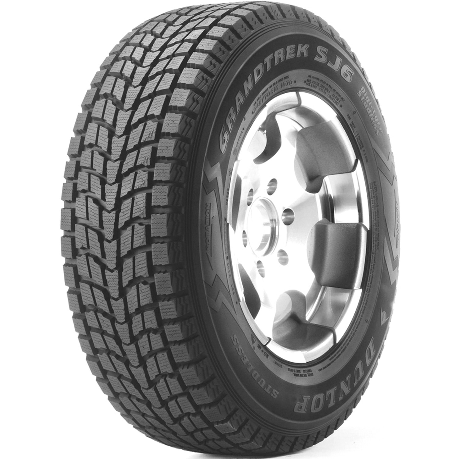 2 Tires Dunlop Grandtrek SJ6 205/70R16 97Q (Studless) Snow Winter