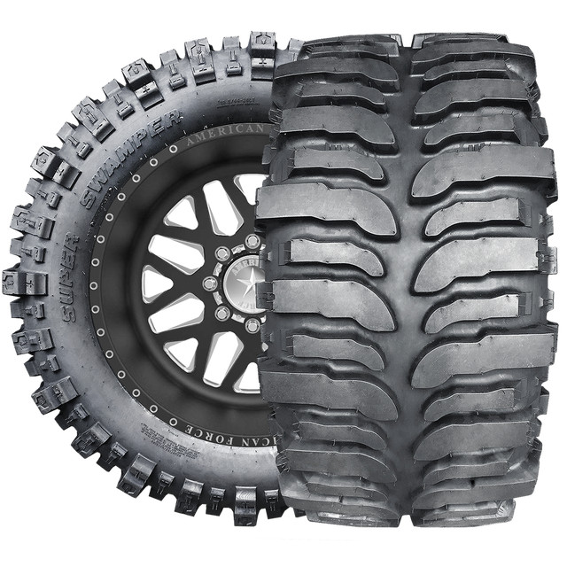 37X13X17E BOGGER Interco Super Swamper Tires – Single Tire