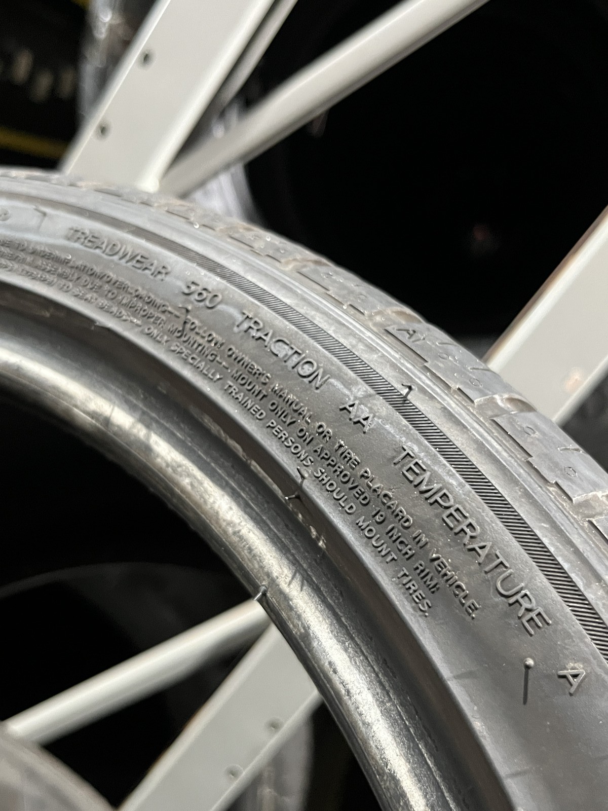 Set Of 2 Tires Hankook Ventus S1 AS 285/30ZR19 98Y DOT.0123 7.75/32 NO Patch