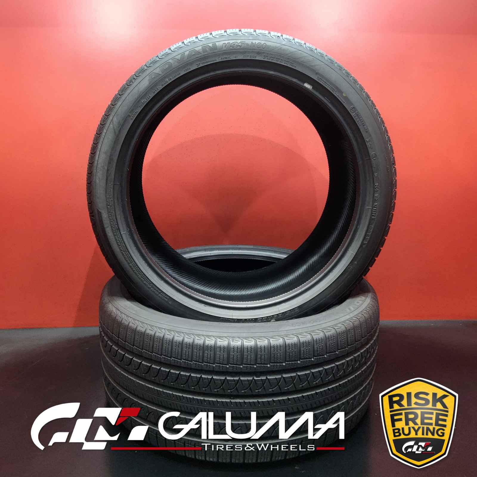 Set of 2 Tires Yokohama Advan V35 NC0 XL 315/35R22 315/35/22 3153522 111V #92907