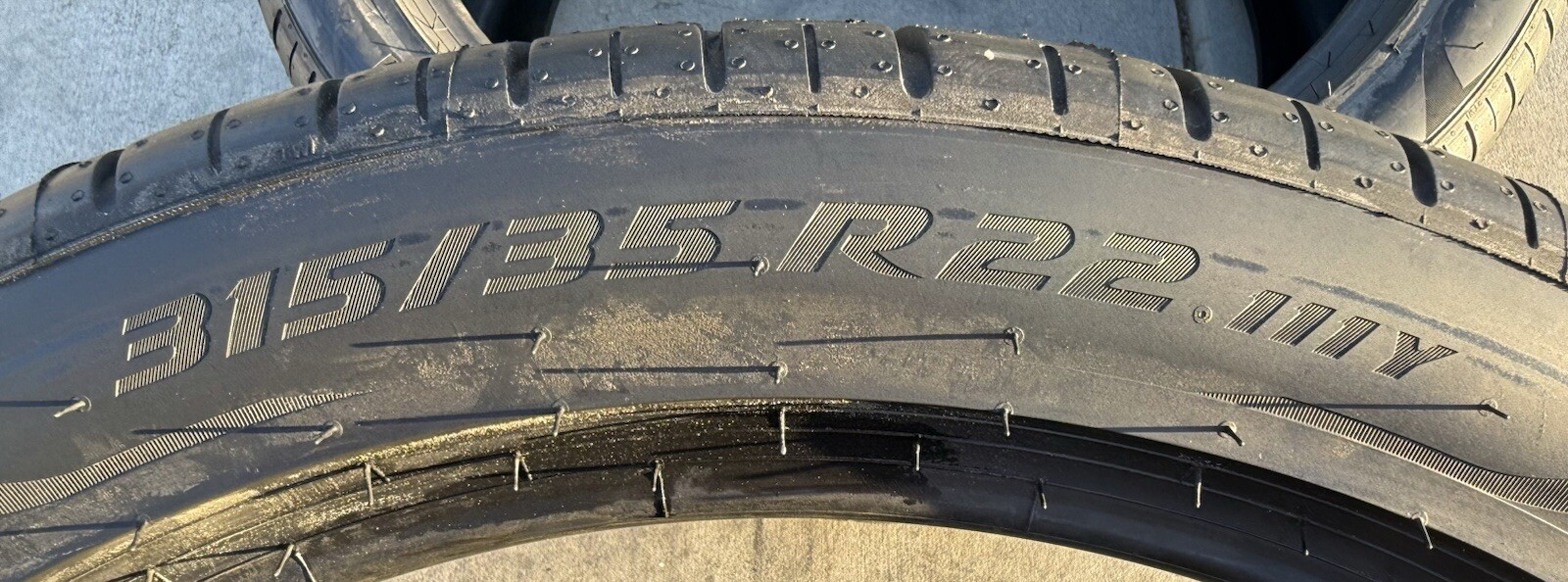 SET of TWO BRAND NEW 315/35R22 111Y Pirelli P Zero PZ4 Sport PNCS BMW X7 Tires