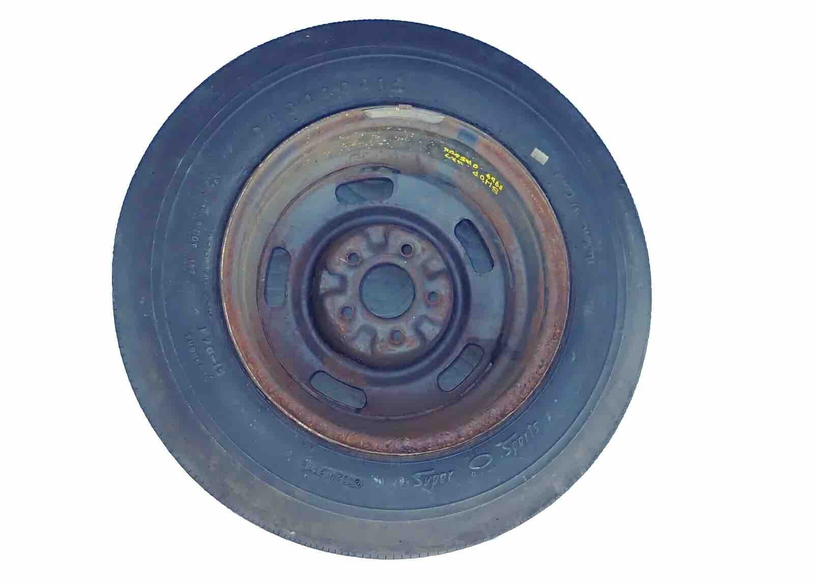 GM 15×8 Rally Wheel Firestone F70-15 Wide Oval Tire 69 Corvette OEM NCRS Points