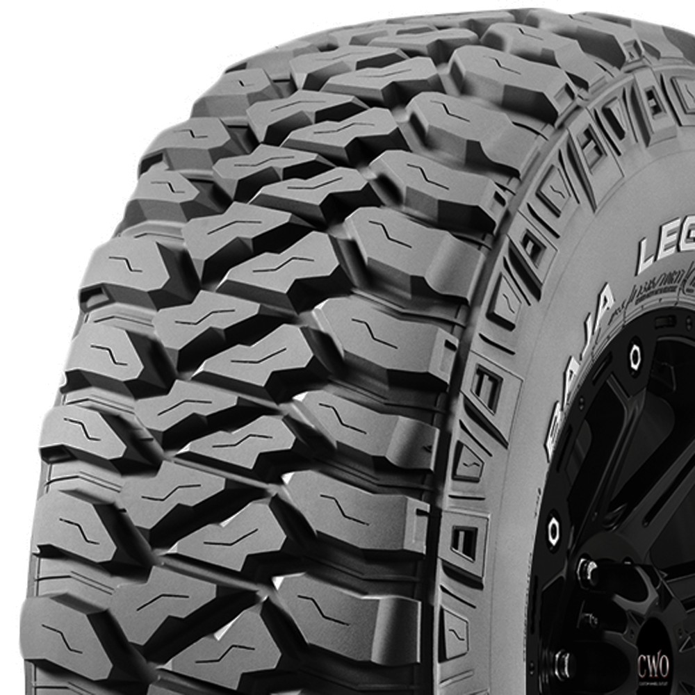 (QTY 4) 33×10.50R15 Mickey Thompson Baja Legend MTZ 114Q LRC White Letter Tires