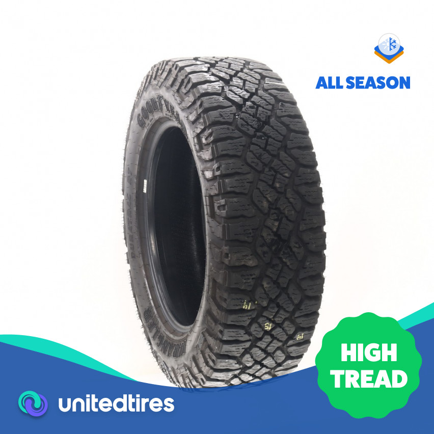 Used LT 275/65R20 Goodyear Wrangler Duratrac RT Kevlar 126/123S – 14.5/32