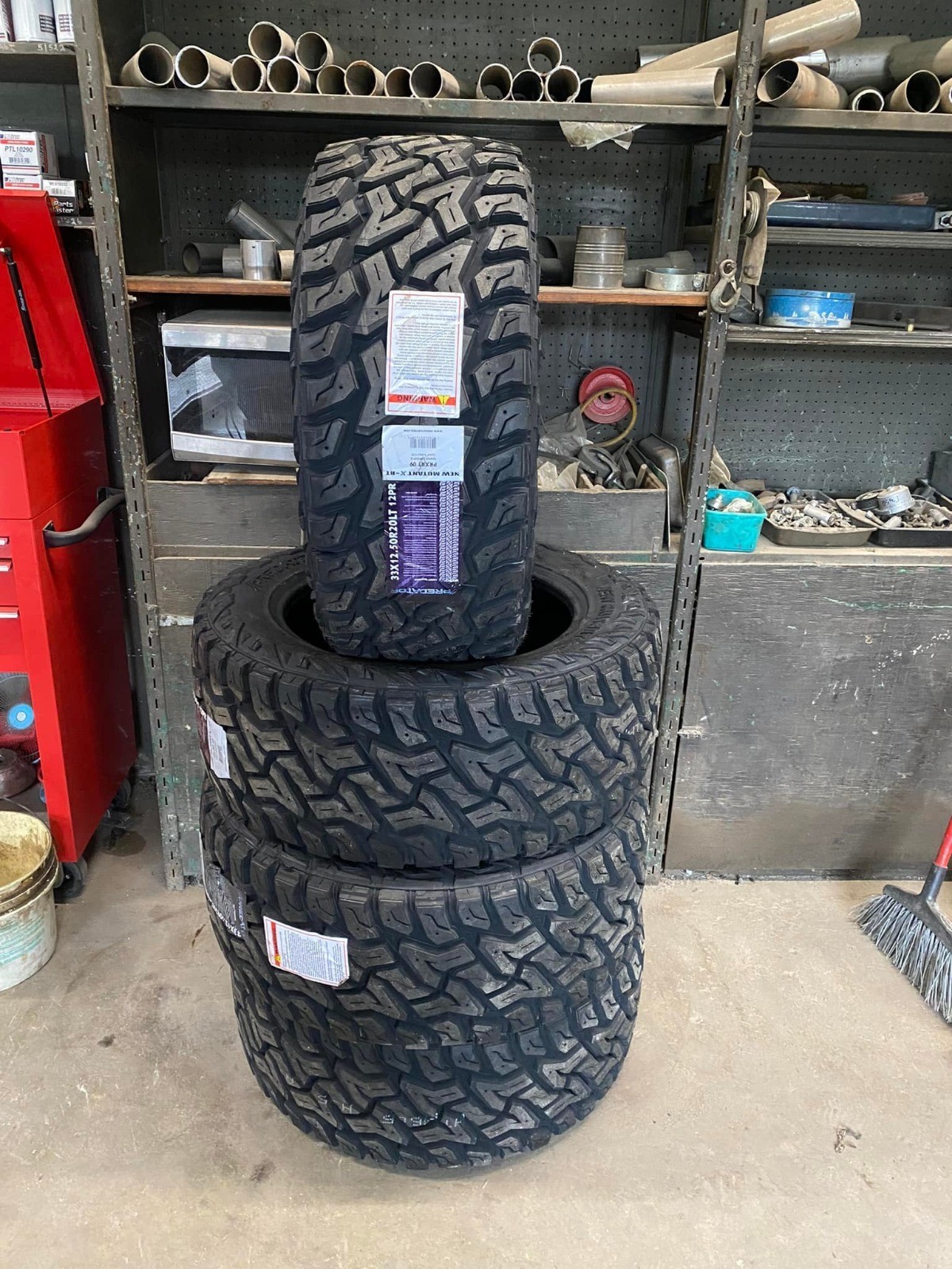 4 NEW TIRES 37X13.50R20 PREDATOR NEW MUTANT X-R/T F/12PLY 37 1350 20 37135020
