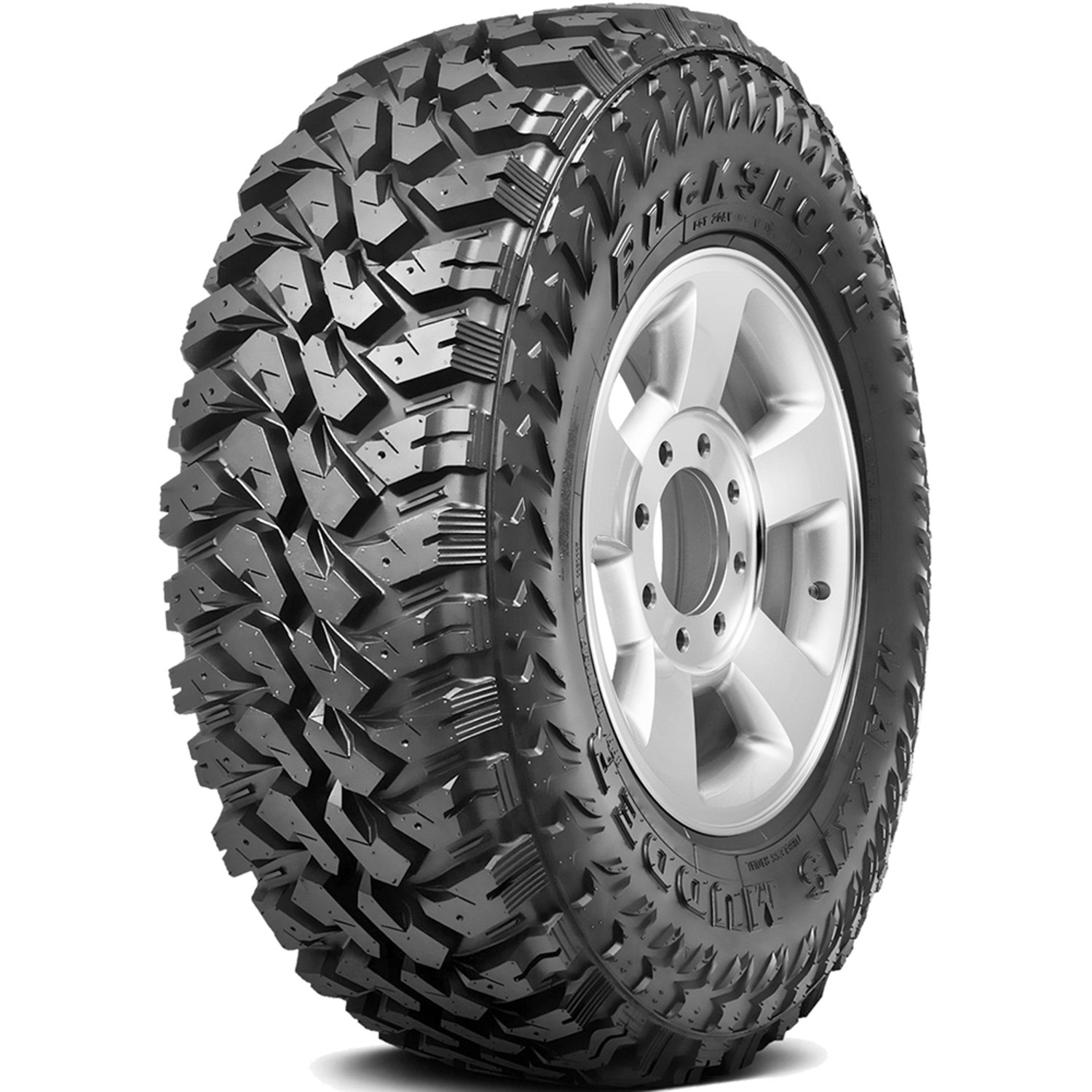 2 Tires Maxxis Buckshot Mudder II MT-764 LT 37X13.50R20 E 10 Ply A/S All Season