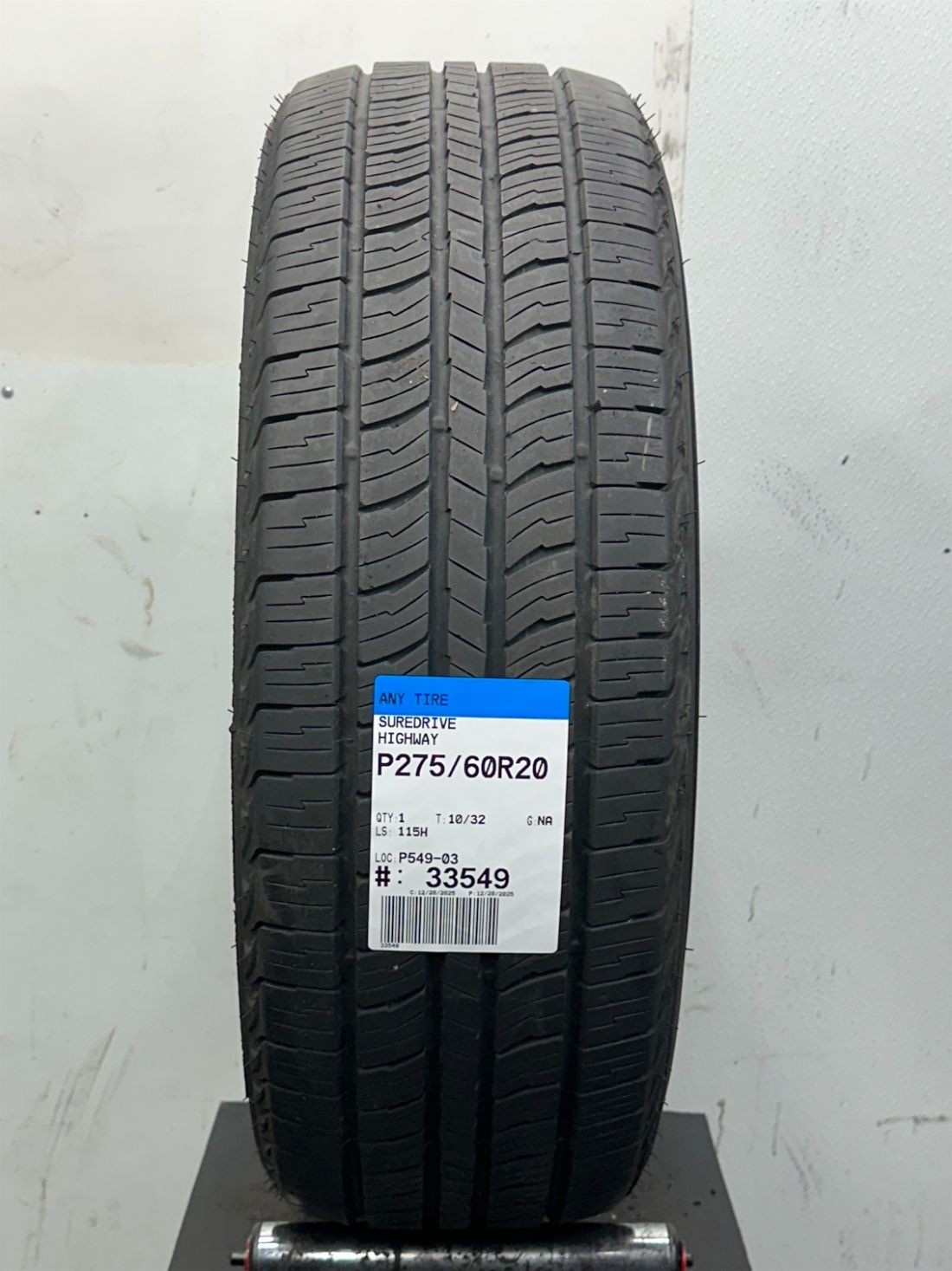 1 Used P275/60R20 SureDrive HIGHWAY 115 H – 10/32