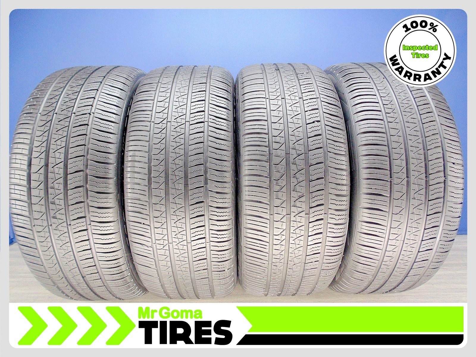 4 PIRELLI SCORPION ZERO A/S RSC RFT 275/45R20 USED TIRES 7.7/32 TREAD RUN FLAT