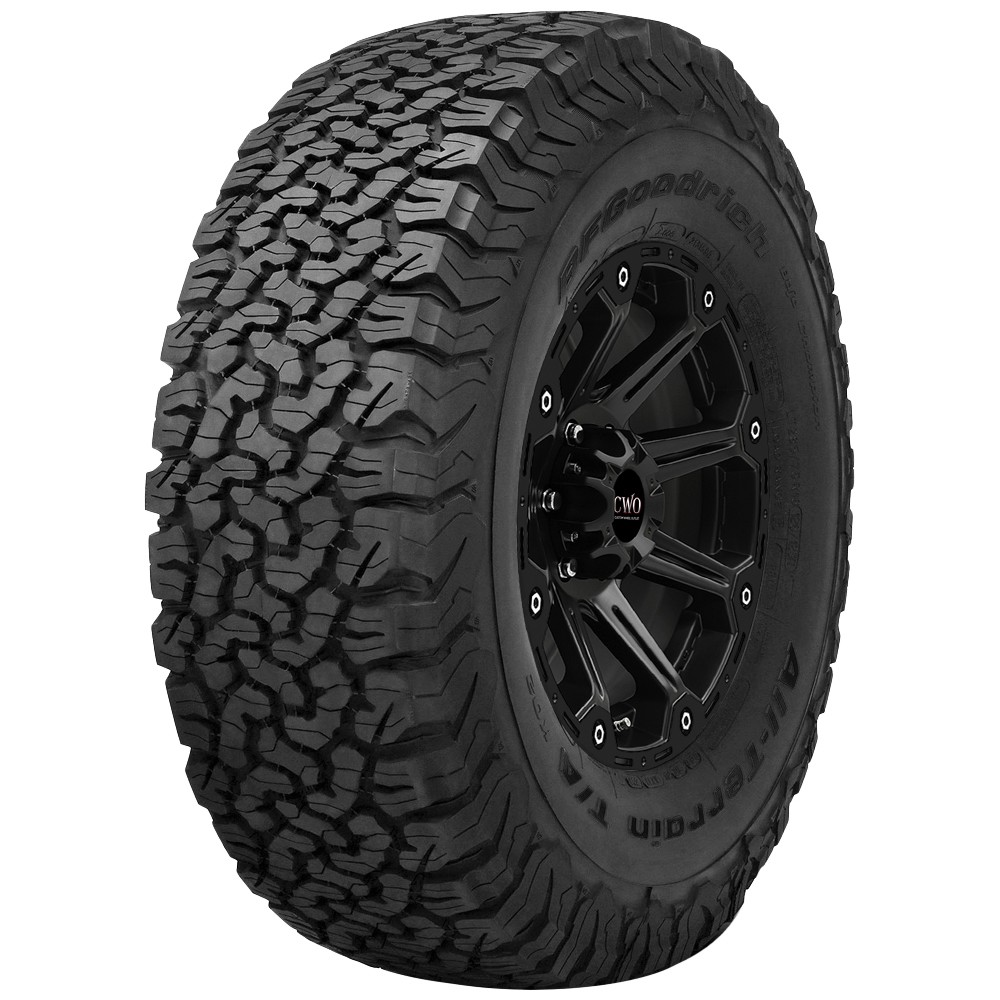LT255/70R18 BFG All-Terrain T/A KO2 117/114S LRD Black Wall Tire
