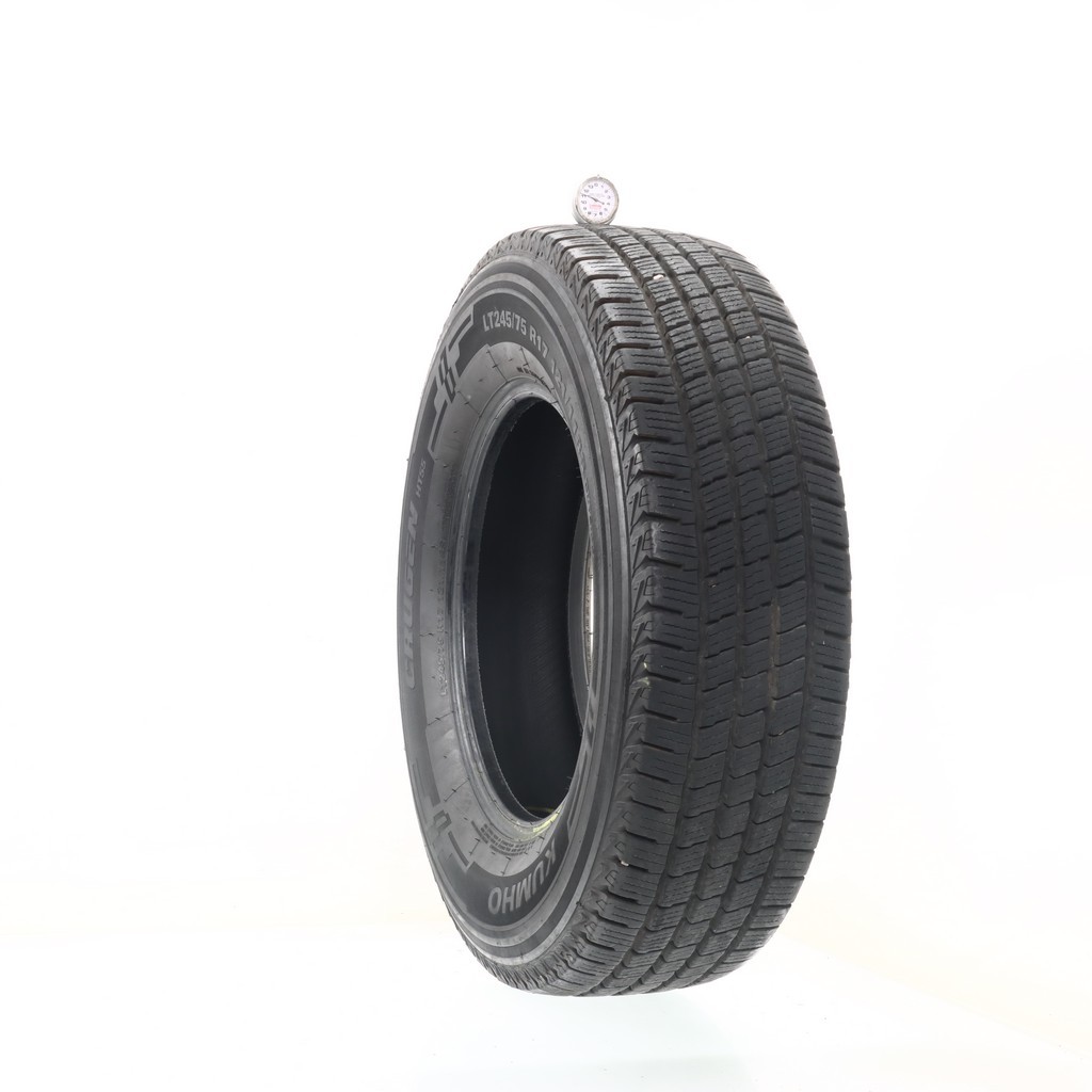 Used LT 245/75R17 Kumho Crugen HT55 121/118S – 11/32