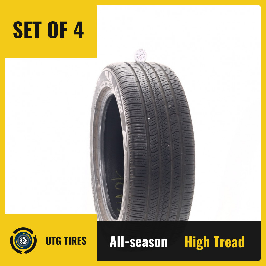 Set of (4) Used 235/55R19 Pirelli Scorpion AS Plus 3 105V – 9-10/32