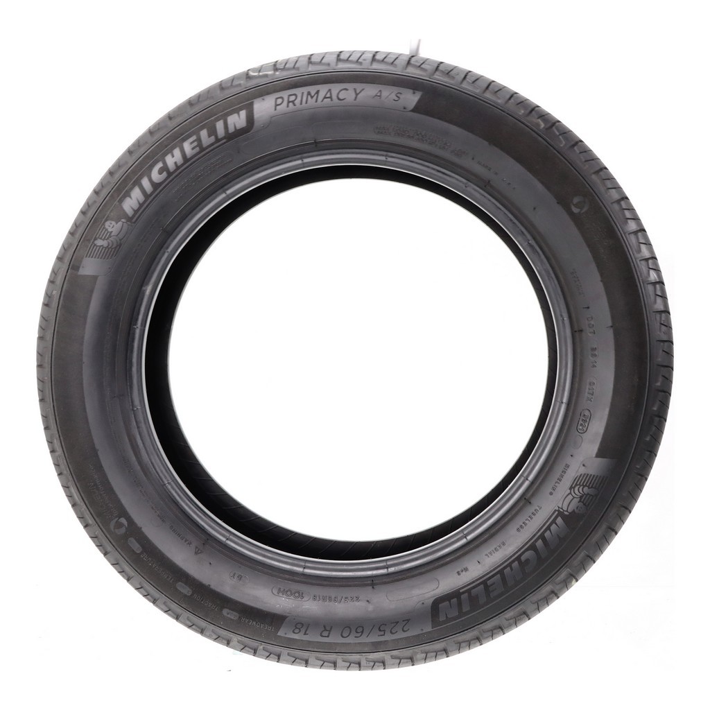 Set of (4) Used 225/60R18 Michelin Primacy A/S 100H – 6-7.5/32