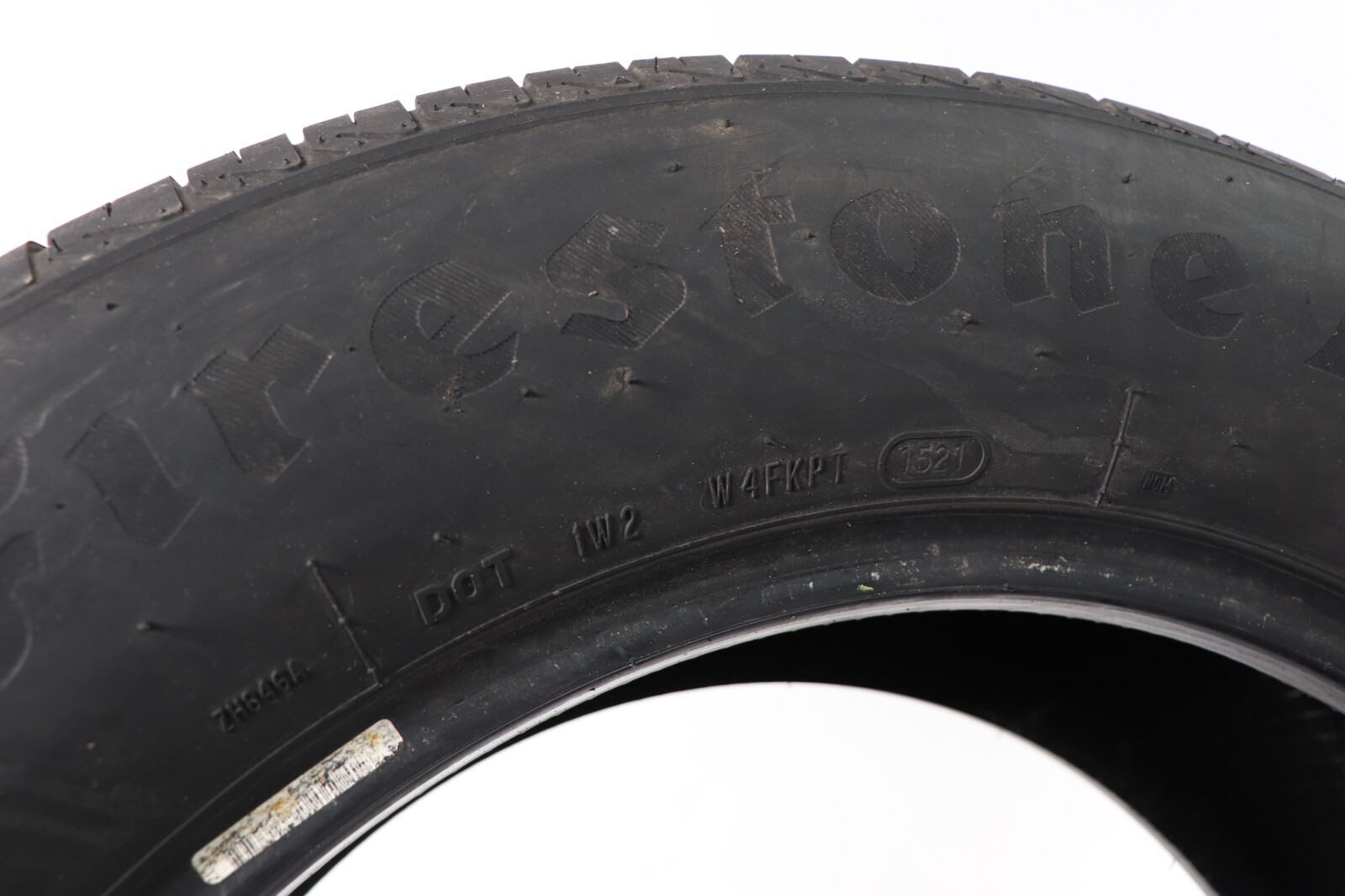 Set of 2 Used 255/60R18 Firestone Firehawk Pursuit – 108V – 9.5-10/32