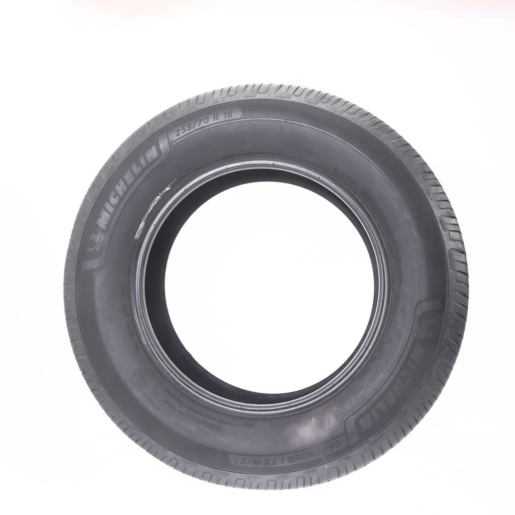 Set of (4) Used 255/70R18 Michelin Defender LTX M/S 2 116T – 10-10.5/32