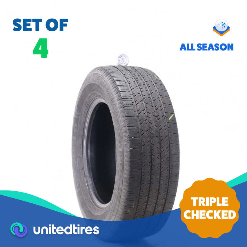 Set of (4) Used 235/65R16C Firestone Transforce CV 121/119R – 6-7.5/32