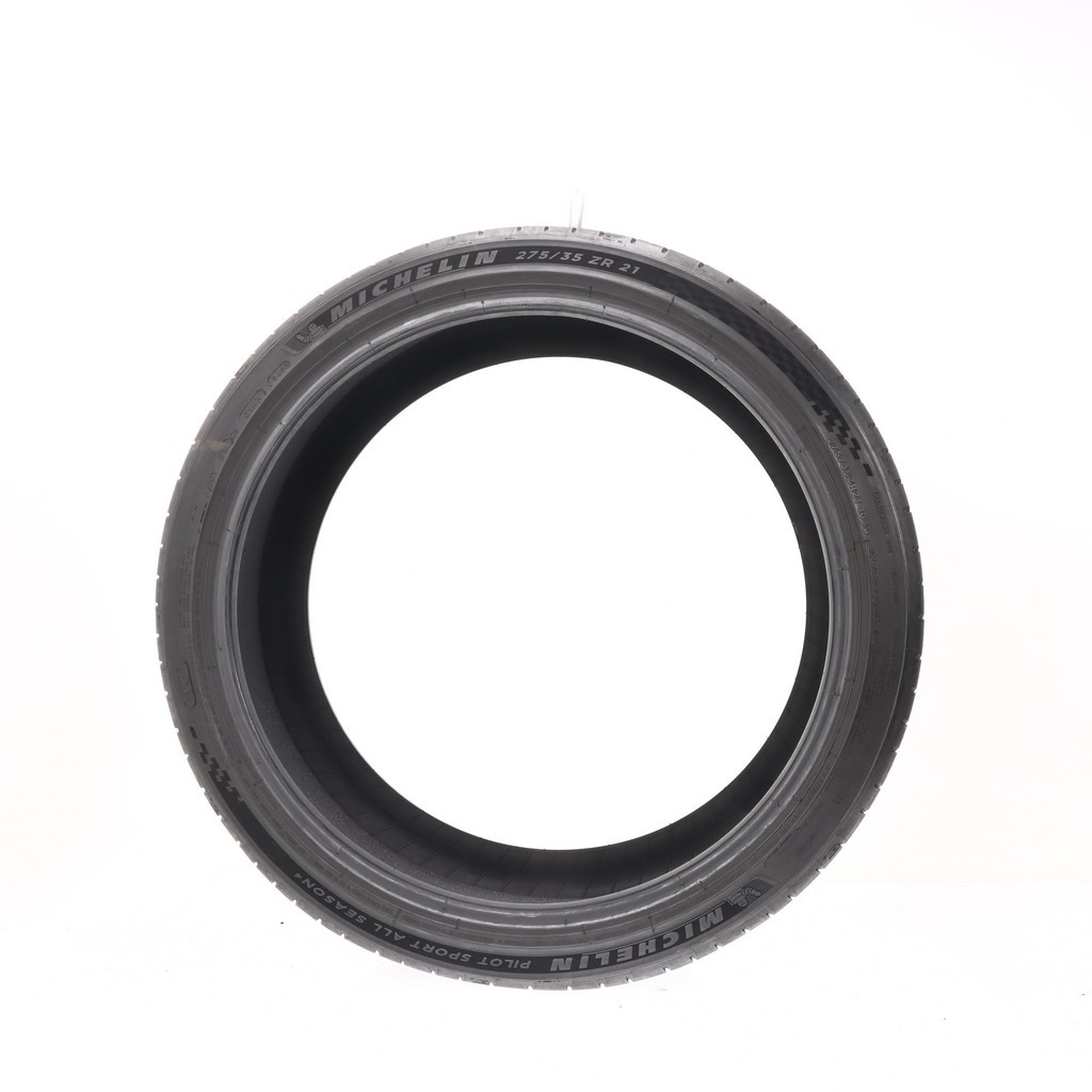 Set of (2) Used 275/35ZR21 Michelin Pilot Sport All Season 4 TO Acoustic