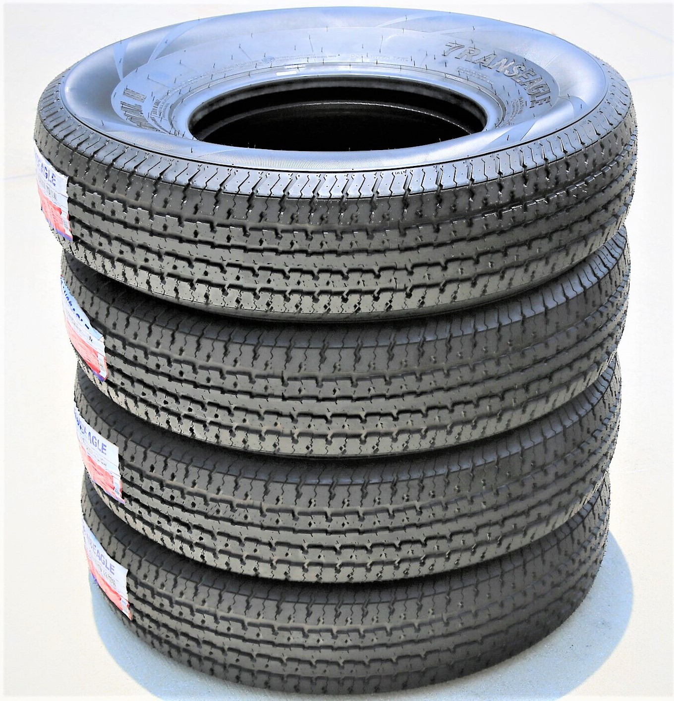 4 Transeagle ST Radial II Steel Belted ST 235/80R16 Load E 10 Ply Trailer Tires
