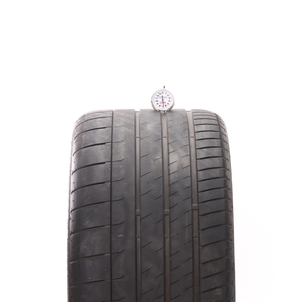 Set of (4) Used 325/30ZR21 Bridgestone Potenza Sport Enliten ND0 108Y – 6.5-7/32