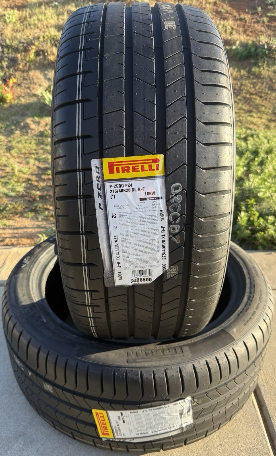 Set of TWO BRAND NEW 275/40R20 Pirelli P Zero PZ4 Run Flat RF RFT BMW Tires
