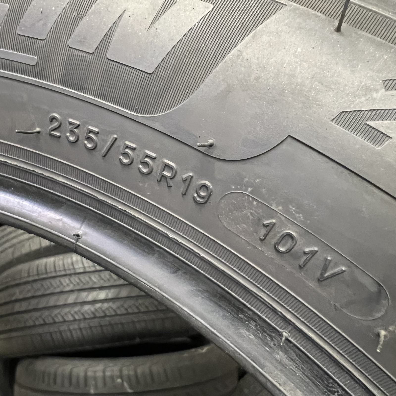 1 Tire LikeNEW Michelin Primacy A/S 235/55R19 101V DOT.5023 7.75/32