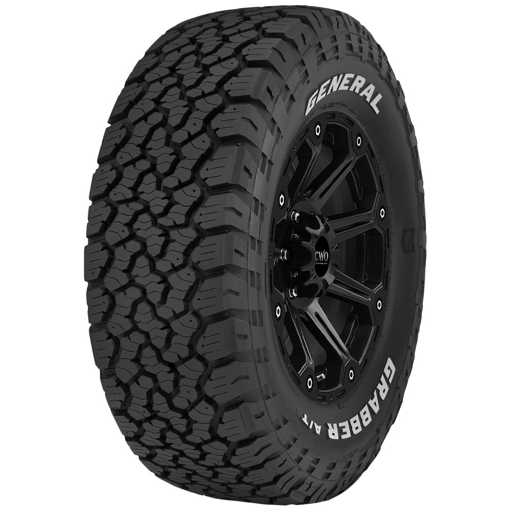 LT285/75R16 General Grabber A/TX 126/123R LRE White Letter Tire