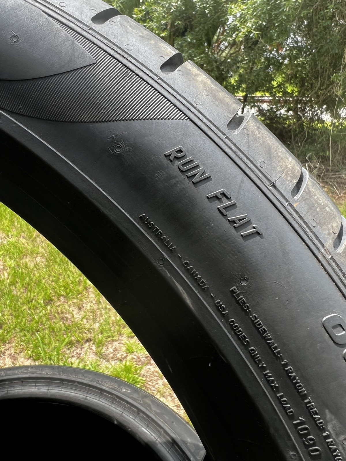 1 Pirelli P Zero PZ4 Run Flat ★ BMW 315/35R21 111Y DOT.4822 6.75/32 No Patch