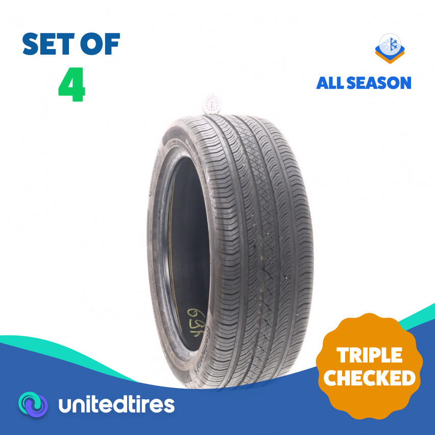 Set of (4) Used 235/45R19 Continental ProContact TX 95H – 7-8/32