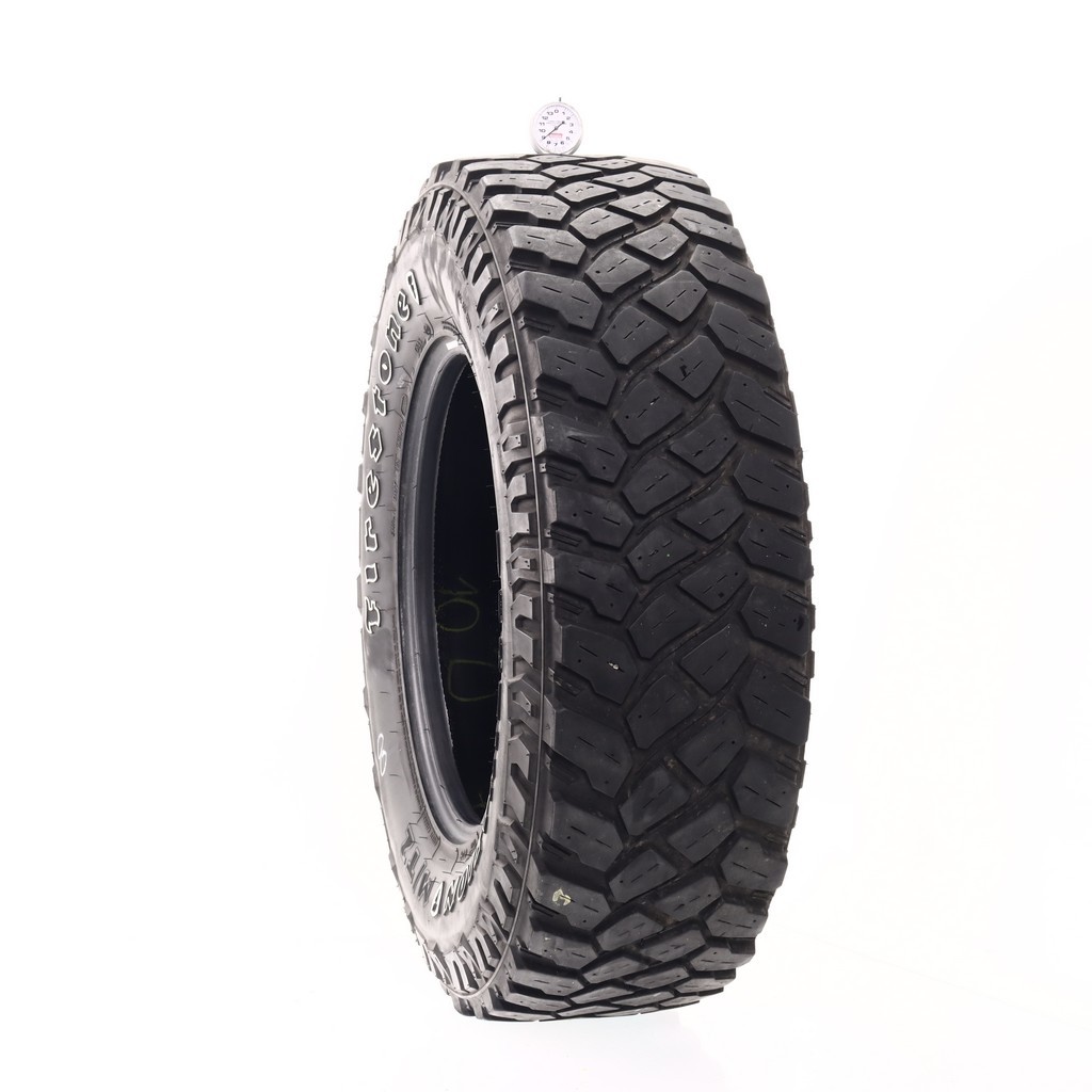 Set of (4) Used LT 255/75R17 Firestone Destination M/T2 111/108Q – 8.5-9.5/32