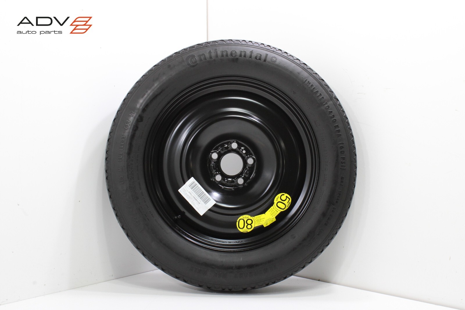 2018 – 2023 JAGUAR E-PACE SPARE WHEEL TIRE PIRELLI T155/85 R18 115M OEM