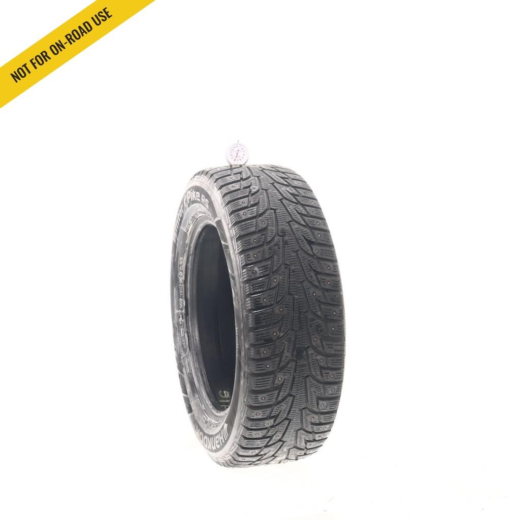 Set of (2) Used 215/60R16 Hankook Winter i*Pike RS Studded 99T – 7.5/32