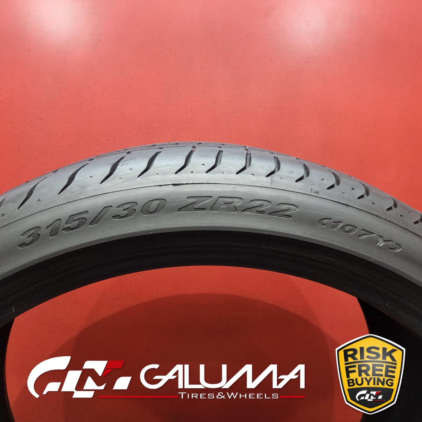 Set of 2 Tires Pirelli P Zero XL 315/30ZR22 315/30/22 3153022 No Repairs #89524