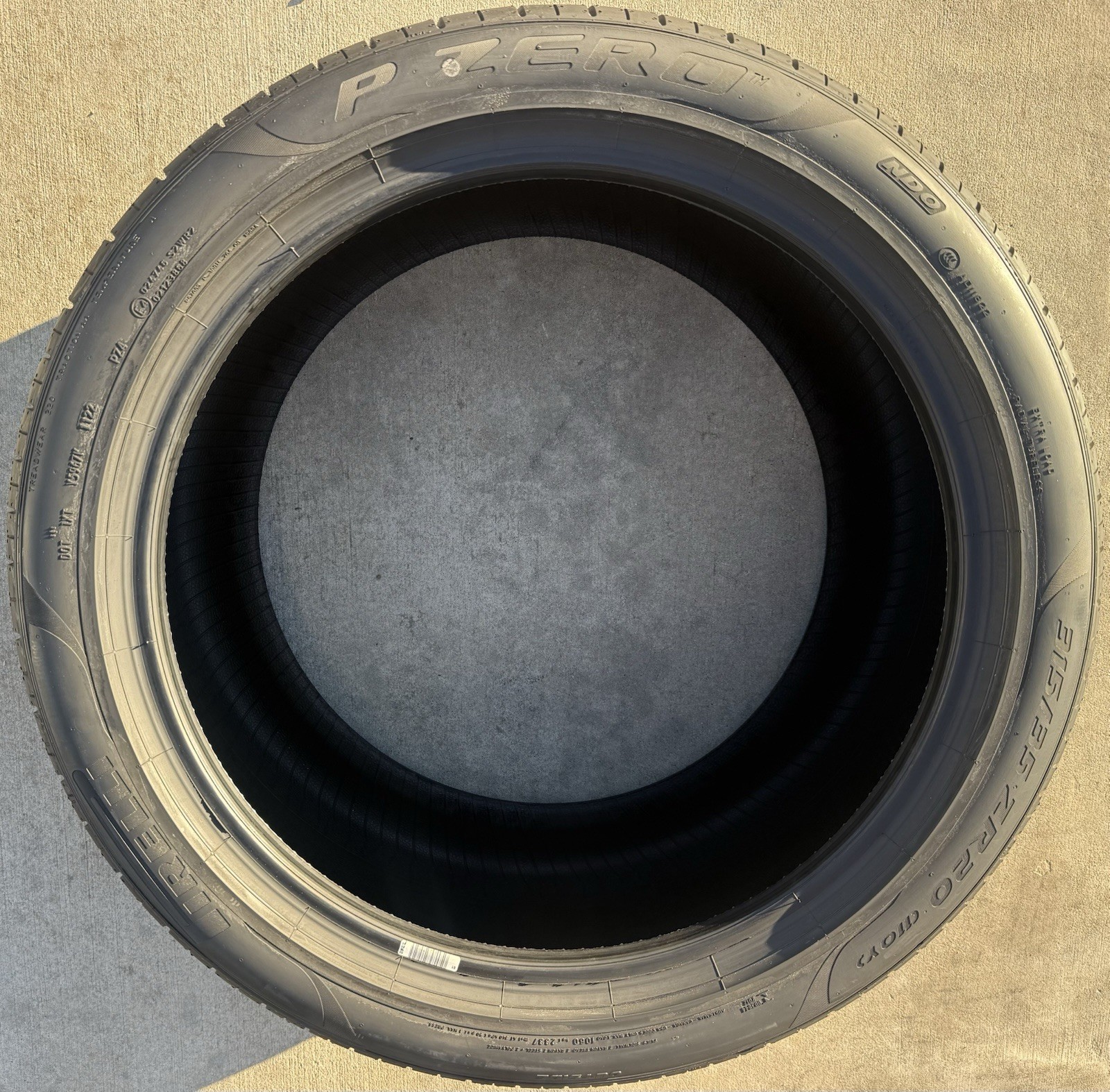 TWO BRAND NEW 315/35ZR20 (110Y) Pirelli P Zero PZ4 ND0 Porsche Panamera Tires