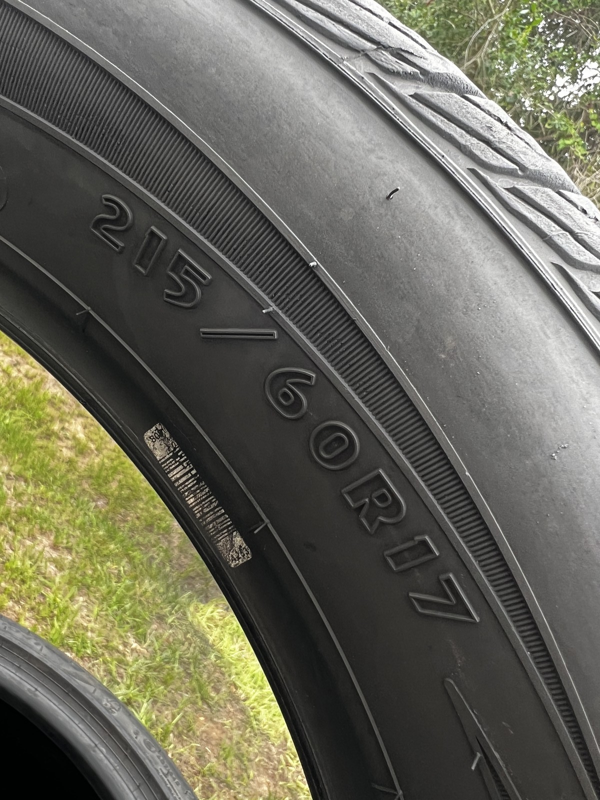 1 Tire Dunlop Signature II 215/60R17 96T DOT.0423 9/32