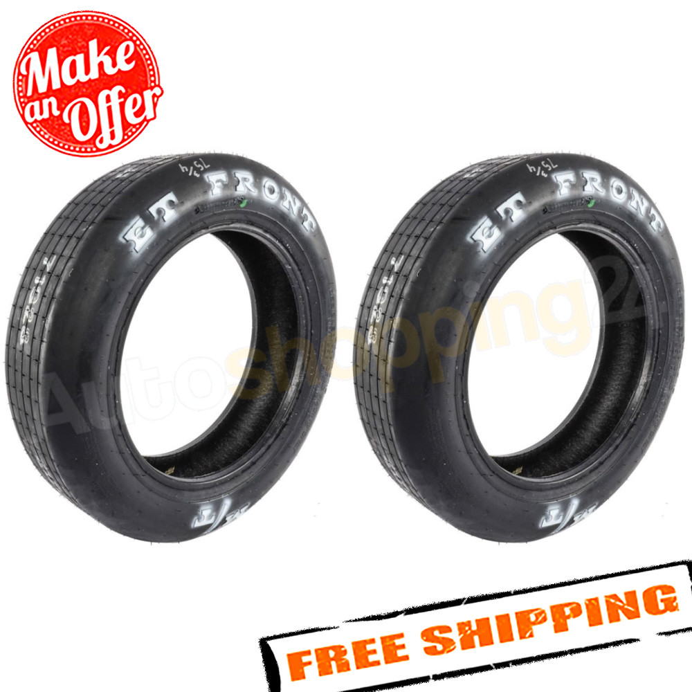 Mickey Thompson 250926 Set of 2 24.00 x 4.50-15 ET Front Drag Racing Tires