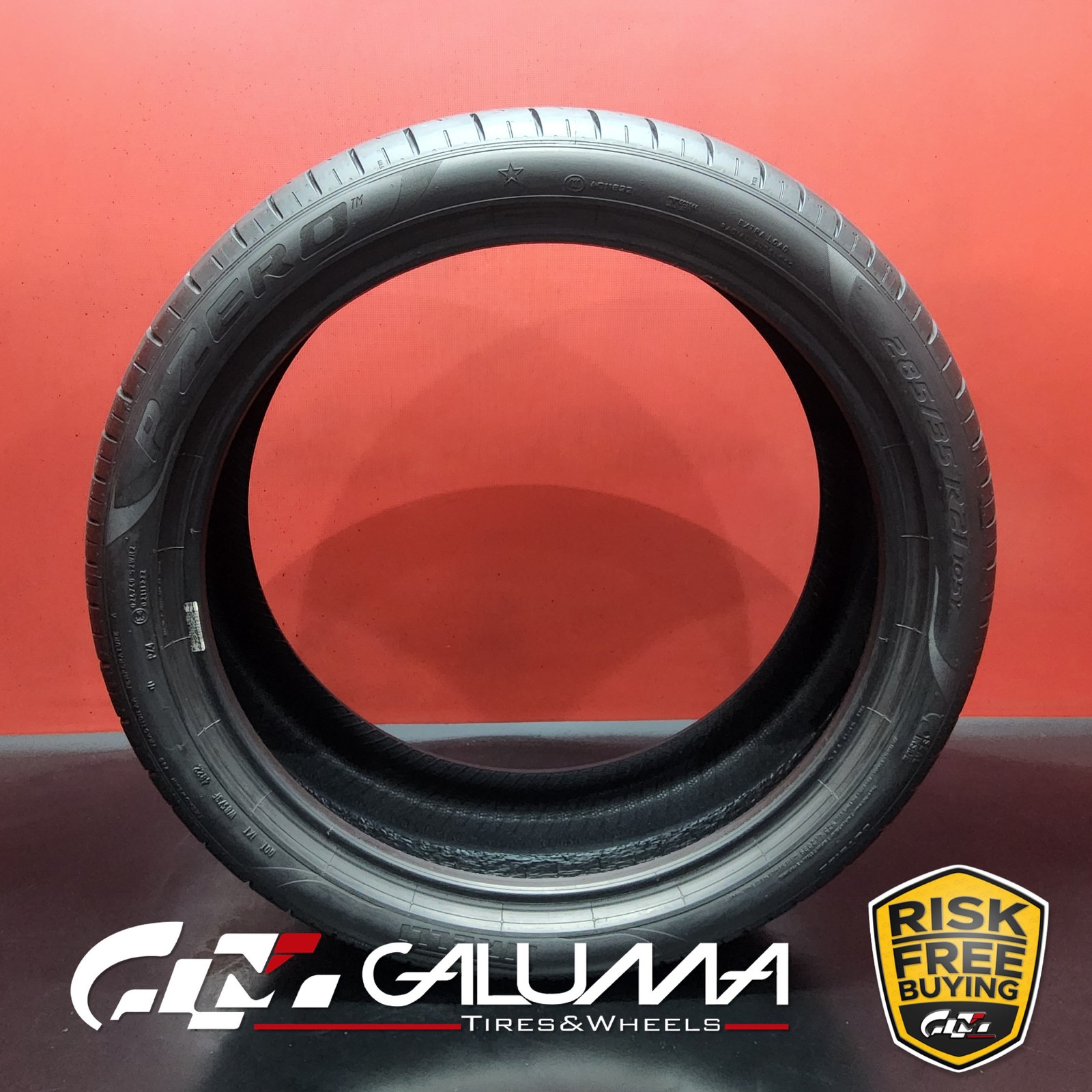 1 (One) Tire LikeNEW Pirelli P Zero PZ4 ★ XL 285/35R21 285/35/21 No Patch #91397