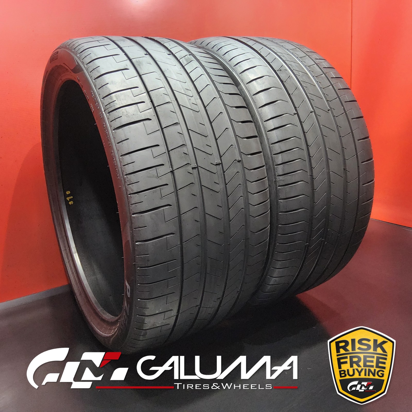 Set of 2 Tires LikeNEW Pirelli P Zero PZ4 II★ XL 315/30R22 315/30/22 107Y #95139