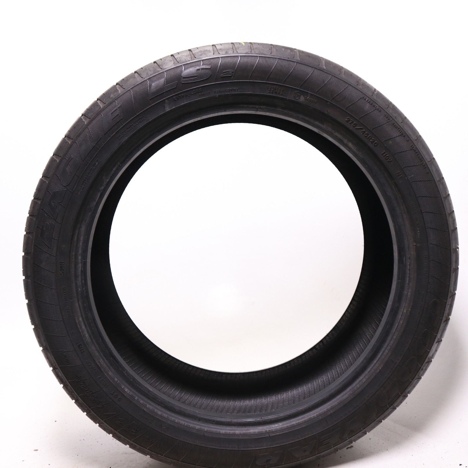 Used 275/45R20 Goodyear Eagle LS 2 N1 – 110V – 6.5/32 No Repairs