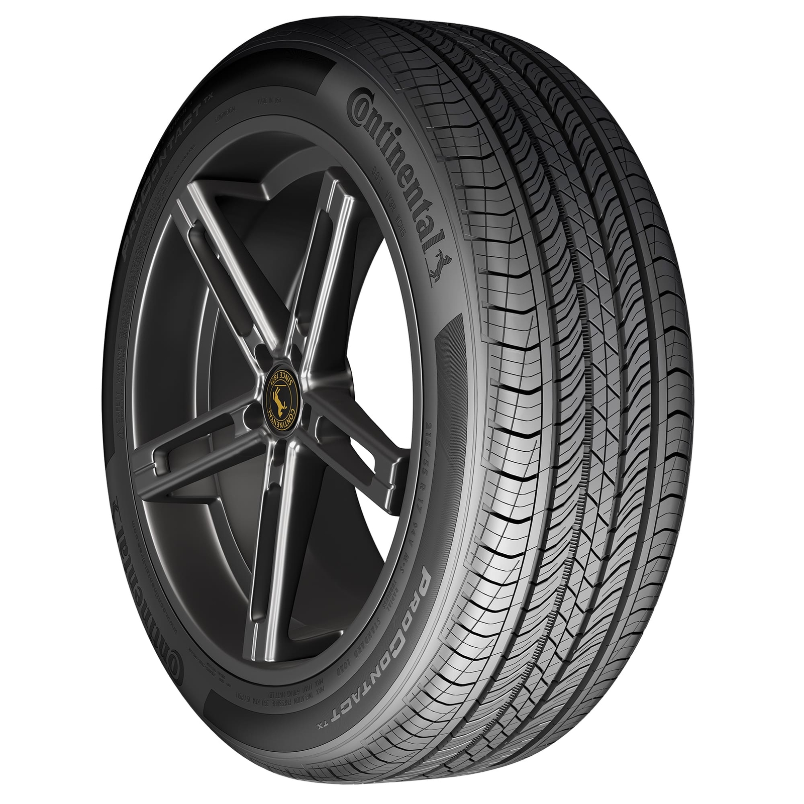 1 New Continental Procontact Tx – 165/65r15 Tires 1656515 165 65 15