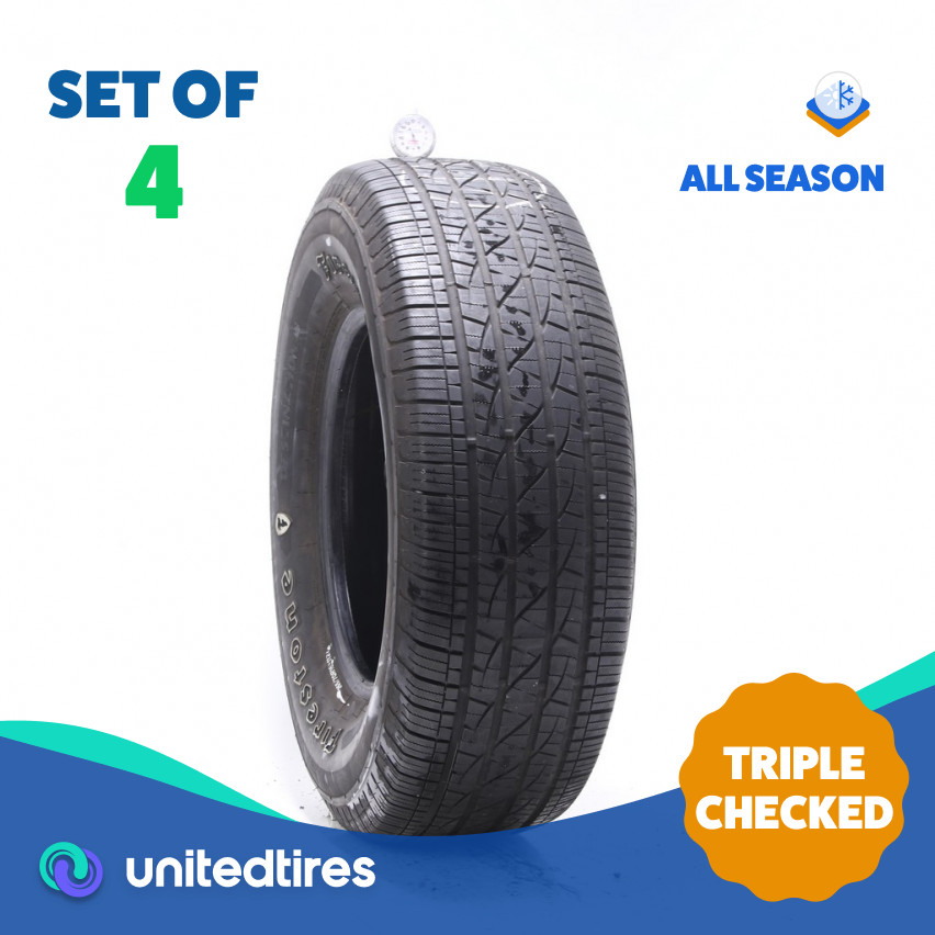 Set of (4) Used 265/70R16 Firestone Destination LE3 112T – 6-7.5/32