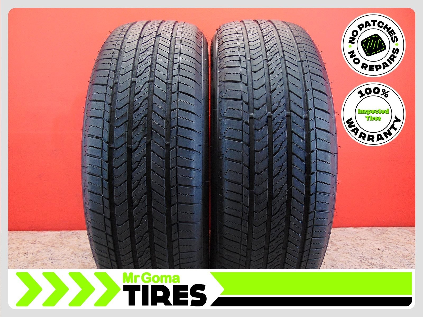 2 BRIDGESTONE ALENZA SPORT A/S 235/55R20 USED TIRES 7.6/32 TREAD 102V NO PATCHES