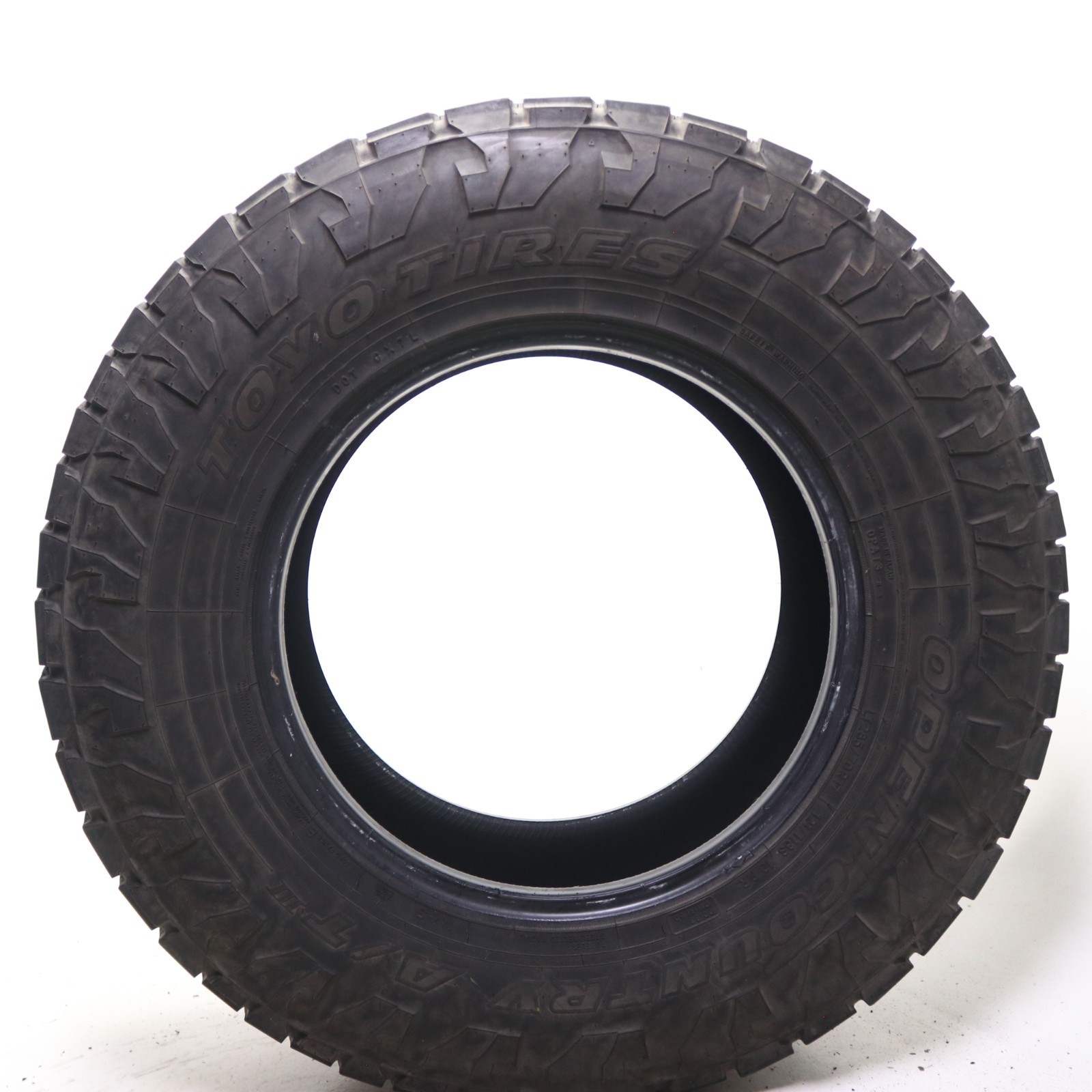 Set of 2 Used LT 285/70R17 Toyo Open Country A/T III – 121/118S – 11/32