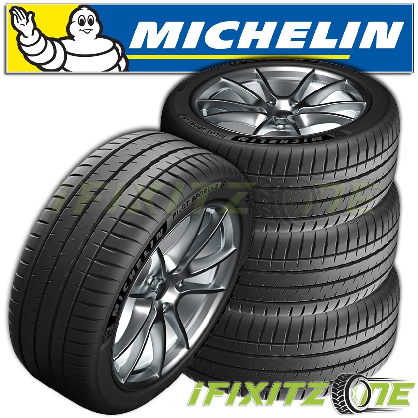 4 Michelin Pilot Sport 4S 235/40R20 96Y Performance Tires 30000 Mile Warranty