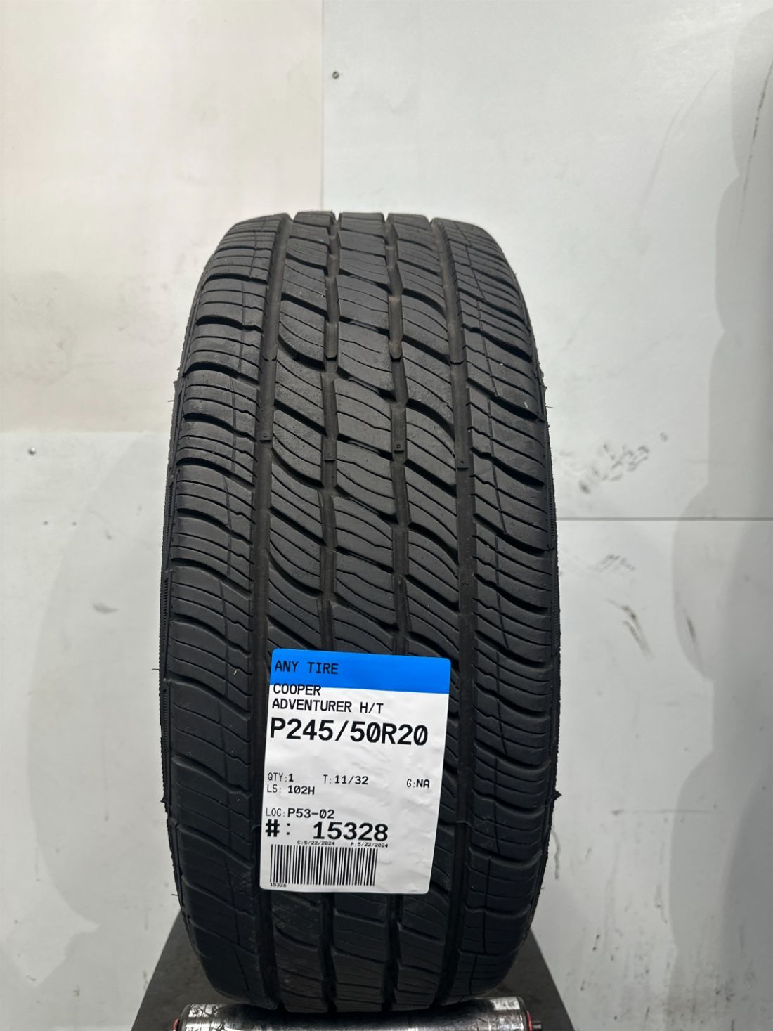 1 Used Cooper Adventurer H/T P245/50R20 2455020 245/50/20 102 H – 11/32