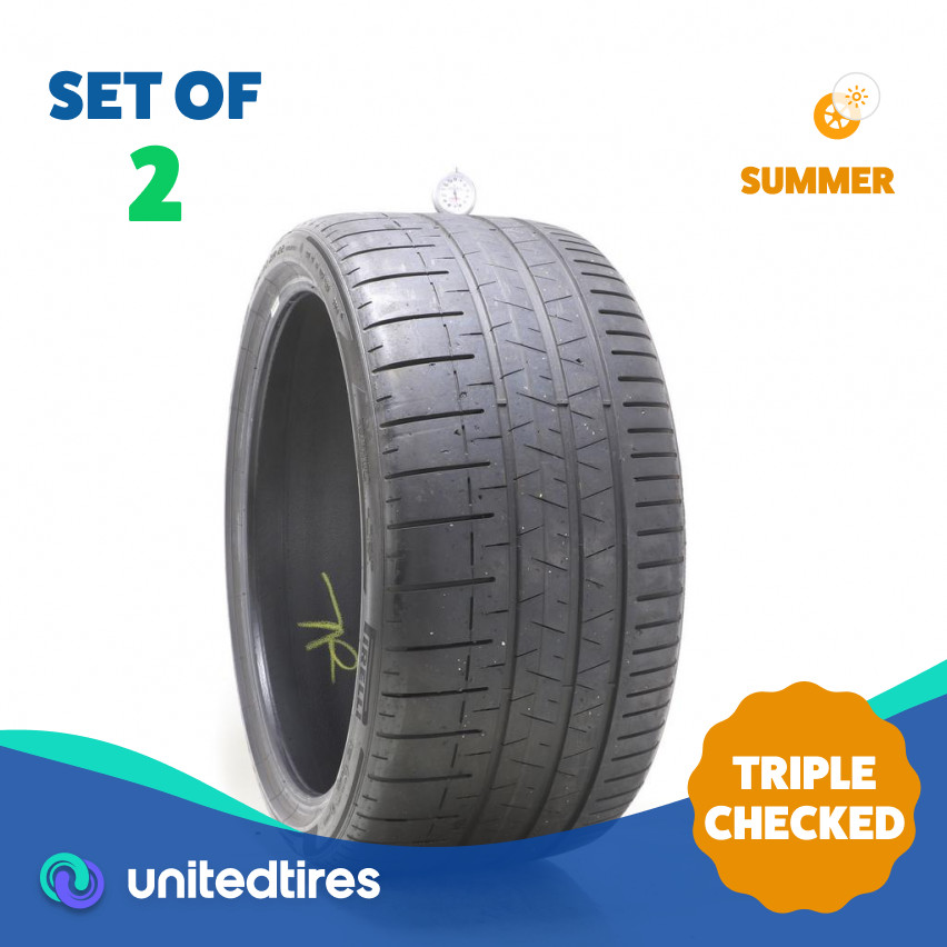 Set of (2) Used 315/30ZR22 Pirelli P Zero Corsa PZC4 NO 107Y – 6.5/32