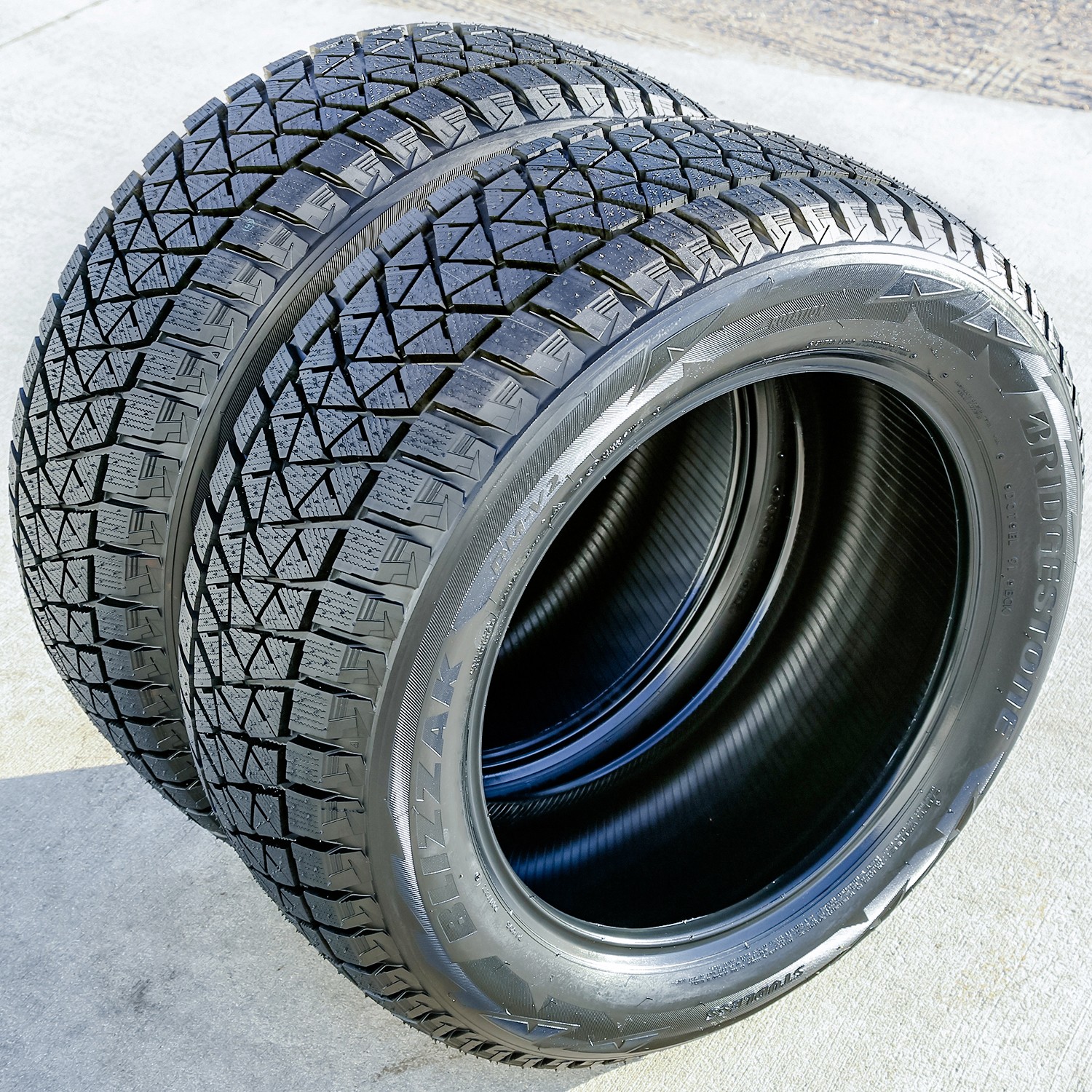4 Tires Bridgestone Blizzak DM-V2 265/70R16 112R (Studless) Winter TakeOff