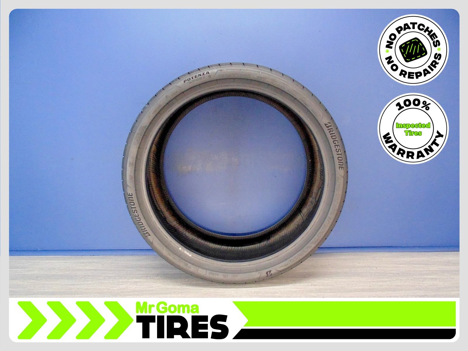 1 BRIDGESTONE POTENZA SPORT XL 275/30R20 USED TIRE 7.3/32 TREAD NO PATCH 2753020